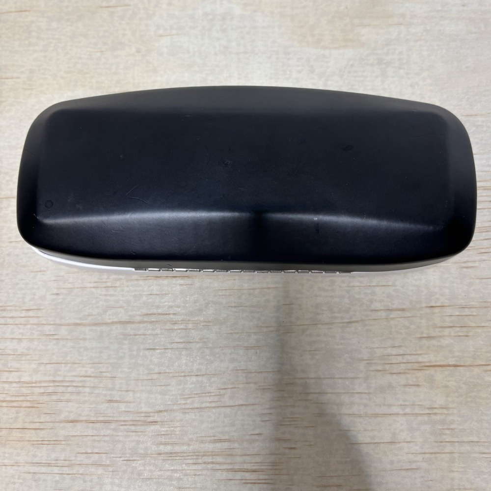 John Lennon Eyeglasses Hard Case Yoko Ono Black & White w/ Red interior 6.25x2.5 - Picture 3 of 5